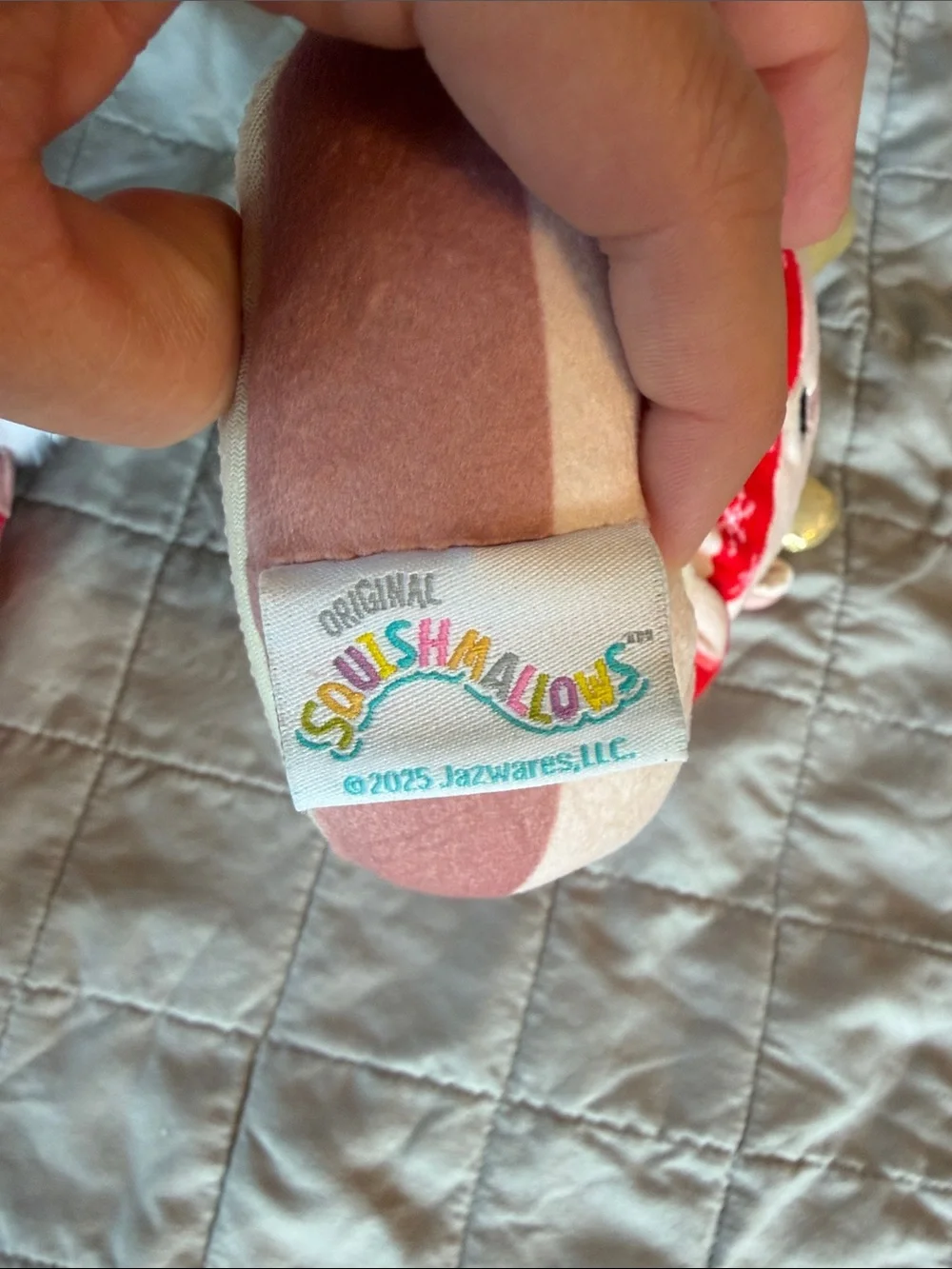 Kids squishmallow Plush Reindeer Slippers size 2/3 youth